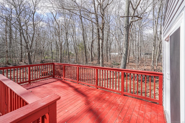 129 Smith Rd, East Haddam, CT 06423 - view of wooden terrace