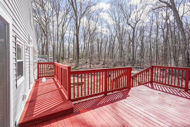 129 Smith Rd, East Haddam, CT 06423 - view of wooden deck