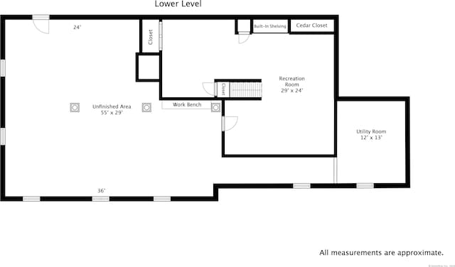 68 Hawthorne Dr, Fairfield, CT 06825 - view of floor plan / room layout