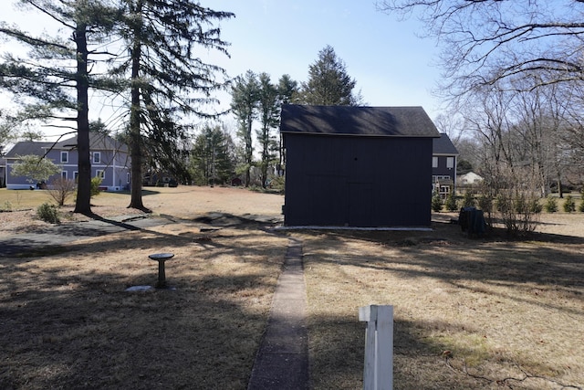 view of outbuilding featuring an outdoor structure