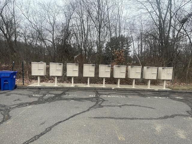 view of community with mail area