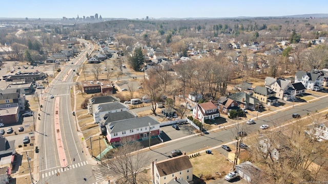 drone / aerial view featuring a residential view