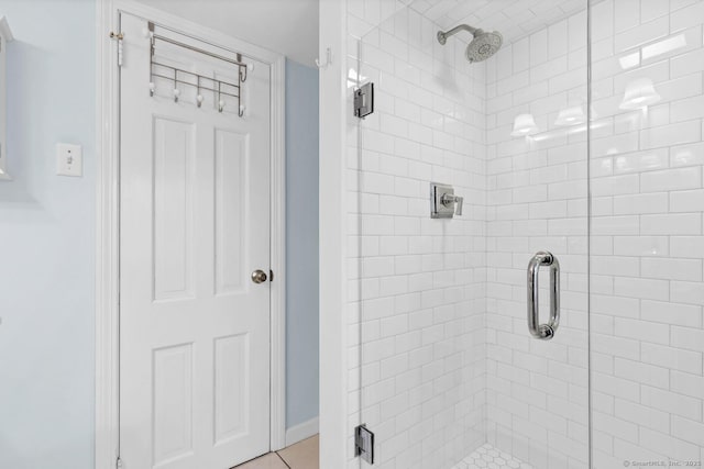 full bath featuring a stall shower