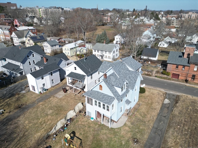 birds eye view of property featuring a residential view