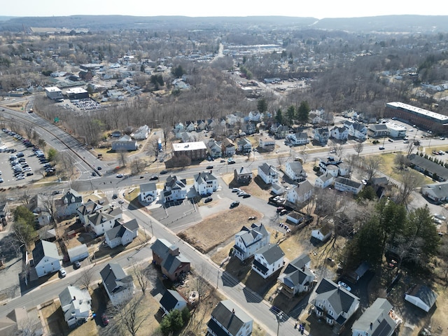 drone / aerial view featuring a residential view