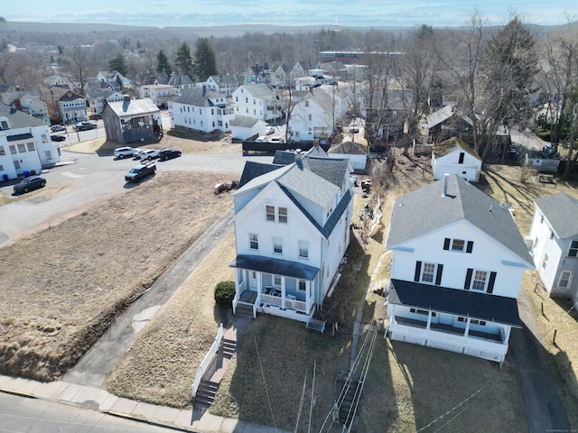 birds eye view of property featuring a residential view