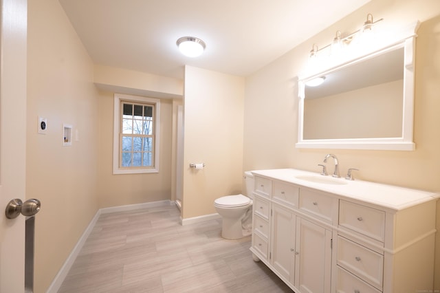 2 Old Middle Rd, Brookfield, CT 06804 - bathroom featuring toilet, baseboards, and vanity