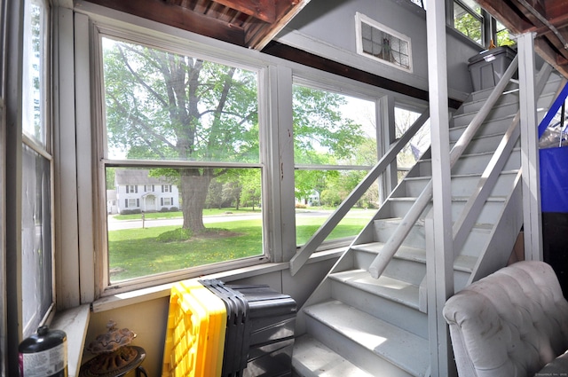 61 E St, Bethlehem, CT 06751 - stairway featuring plenty of natural light