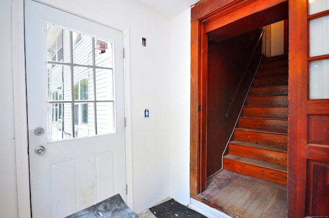 61 E St, Bethlehem, CT 06751 - doorway to outside featuring stairway