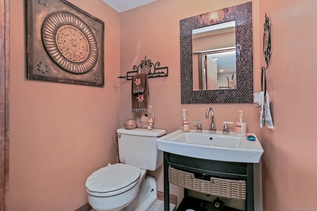 135 Wildwood Dr, Stratford, CT 06614 - bathroom with toilet and vanity