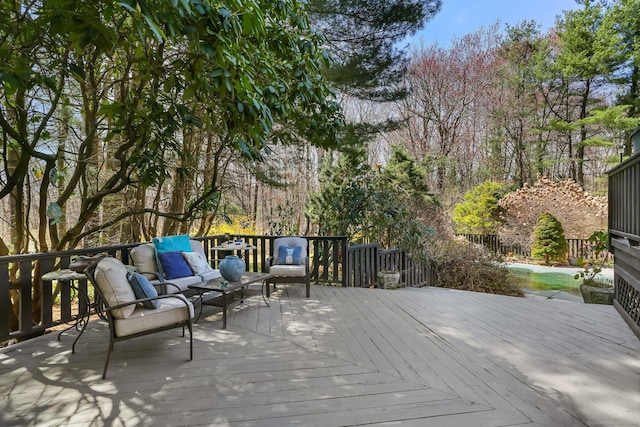 135 Wildwood Dr, Stratford, CT 06614 - view of wooden deck