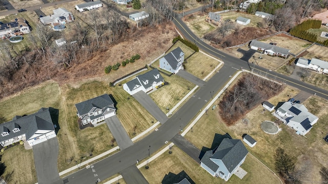 bird's eye view featuring a residential view