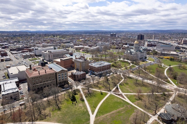 93 Elm St, Hartford, CT 06106 - drone / aerial view featuring a view of city