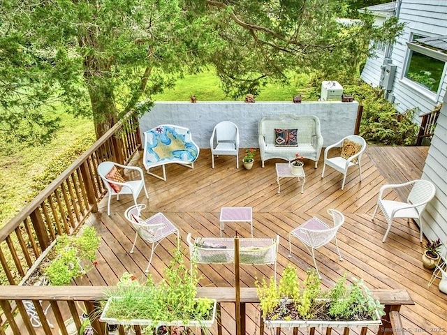 5 Old Pawson Rd, Branford, CT 06405 - view of wooden terrace