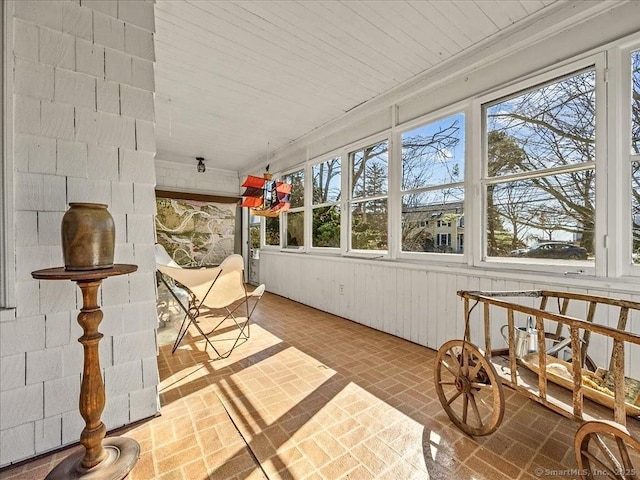 5 Old Pawson Rd, Branford, CT 06405 - sunroom / solarium featuring brick floor