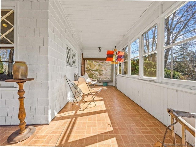 5 Old Pawson Rd, Branford, CT 06405 - sunroom featuring brick floor