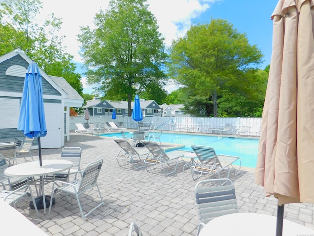 201 Windgate Cir Unit A, Monroe, CT 06468 - community pool with a patio area