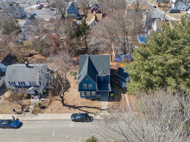birds eye view of property featuring a residential view
