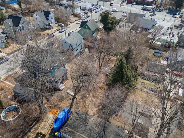 bird's eye view featuring a residential view