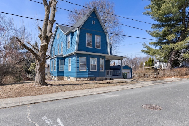 view of front of home with a porch
