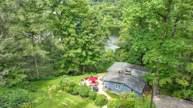 25 Brookbridge Dr, Newtown, CT 06482 - drone / aerial view featuring a wooded view
