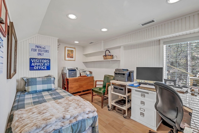 25 Brookbridge Dr, Newtown, CT 06482 - bedroom with recessed lighting, light wood-type flooring, and visible vents