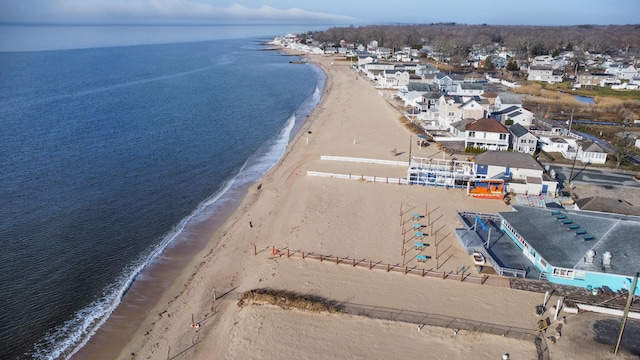 31 Old Colony Rd, Old Lyme, CT 06371 - birds eye view of property with a residential view, a beach view, and a water view