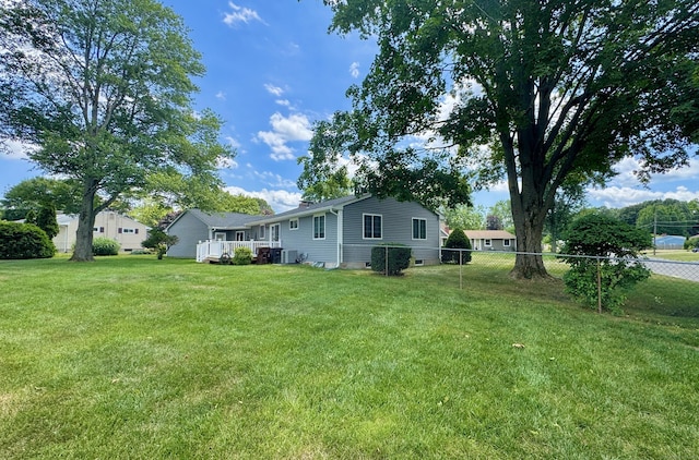 12 Nevins Ave, Enfield, CT 06082 - view of yard featuring a deck