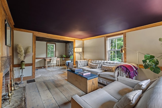 58 Middle Haddam Rd, East Hampton, CT 06456 - living area with hardwood / wood-style floors and plenty of natural light