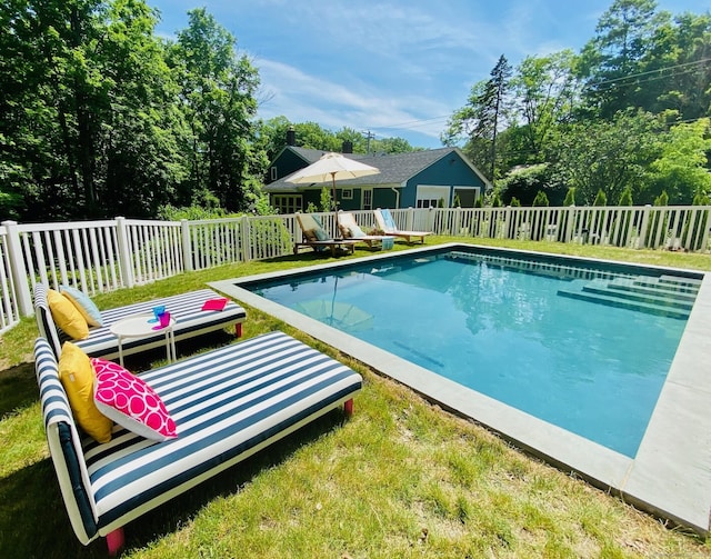 58 Middle Haddam Rd, East Hampton, CT 06456 - view of pool featuring a fenced backyard and a deck