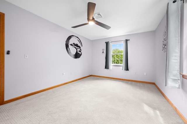 32 Pheasant Hill Dr Unit 32, Enfield, CT 06082 - spare room featuring a ceiling fan and light colored carpet
