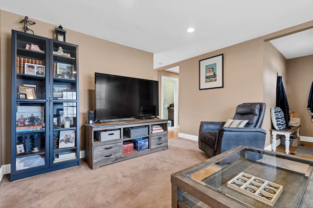 106 Chesterfield Rd, East Lyme, CT 06333 - living area featuring carpet floors and baseboards