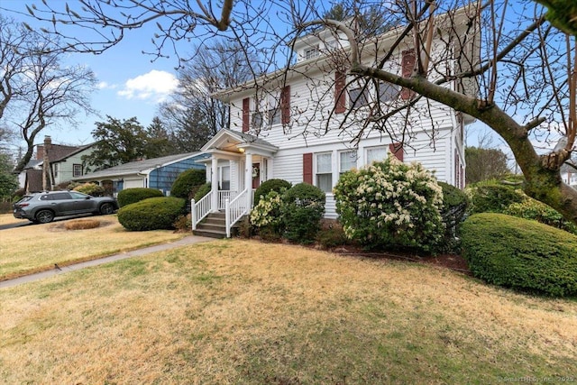 3 Middle Rd, Hamden, CT 06517 - view of front of house featuring a front lawn