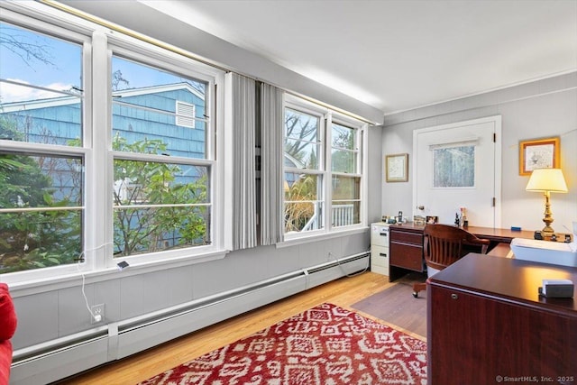 3 Middle Rd, Hamden, CT 06517 - office with wood finished floors and baseboard heating