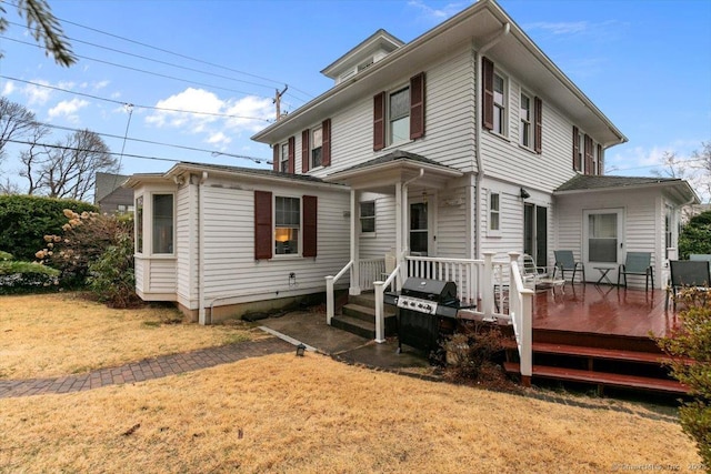 3 Middle Rd, Hamden, CT 06517 - american foursquare style home with a front yard