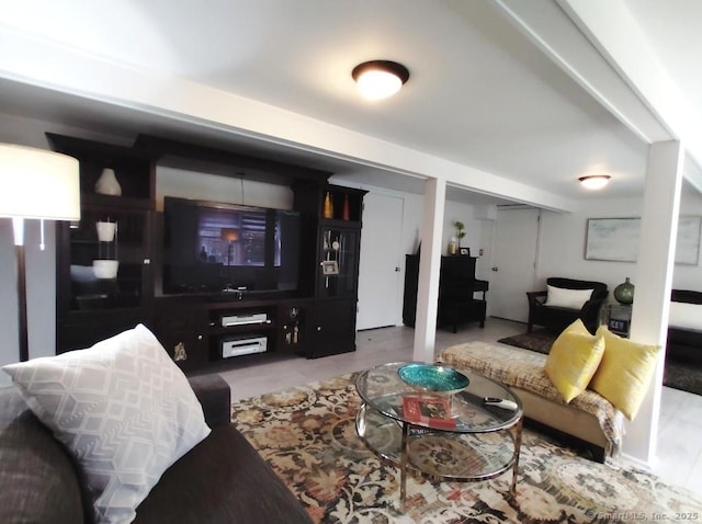 view of living area