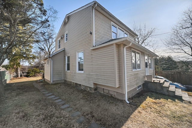 14 Overlook Pl, Stamford, CT 06907 - view of home's exterior with fence