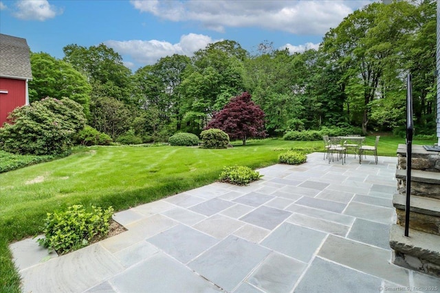 view of patio / terrace featuring outdoor dining space