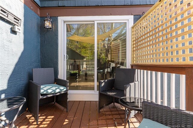 18 Fenway St, Stamford, CT 06902 - view of wooden deck