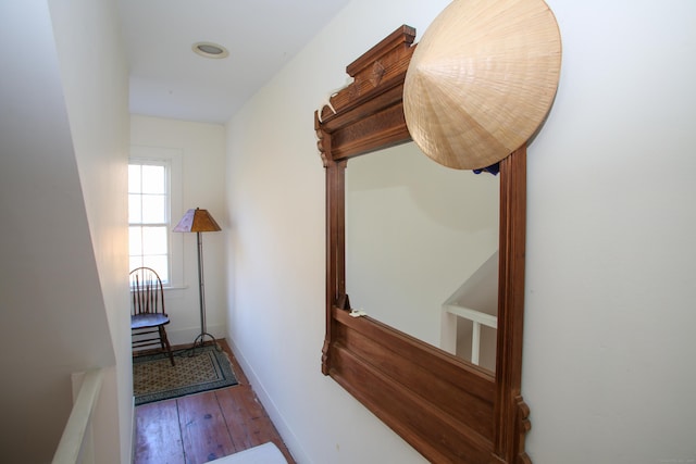 11 Hodge Rd, Roxbury, CT 06783 - hallway with wood finished floors and baseboards