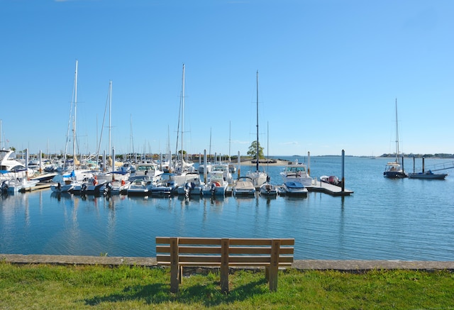 dock with a water view