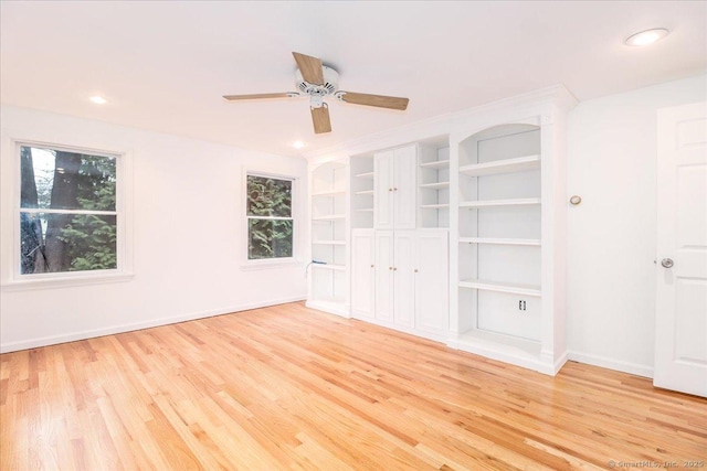 25 Jefferson Dr, New Milford, CT 06776 - unfurnished bedroom with recessed lighting, wood finished floors, a ceiling fan, and baseboards