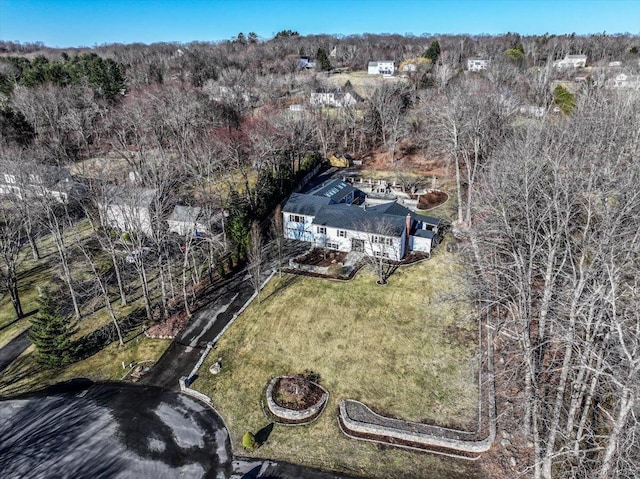 25 Jefferson Dr, New Milford, CT 06776 - drone / aerial view with a view of trees