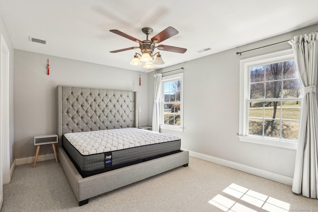 250 Valley Stream Ln, Southbury, CT 06488 - bedroom featuring baseboards, carpet flooring, and a ceiling fan