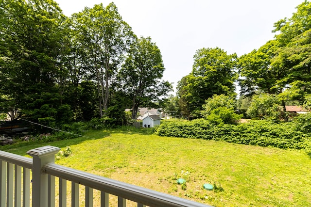 8 Tom Rd, East Haddam, CT 06423 - view of grassy yard featuring view of scattered trees