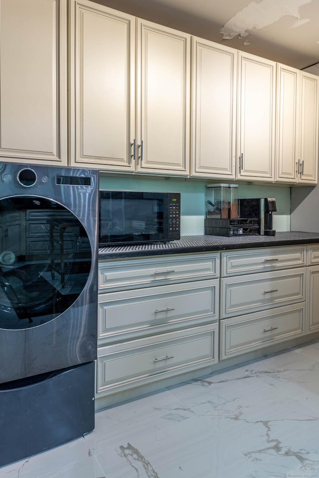 8 Tom Rd, East Haddam, CT 06423 - washroom with cabinet space and light marble finish floors