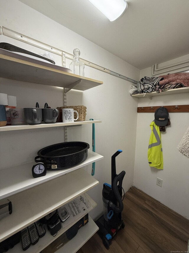 226 Greenwoods Rd W, Norfolk, CT 06058 - walk in closet featuring wood finished floors