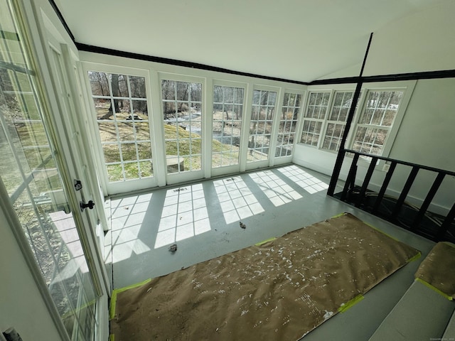19 Huntington Rd, Scotland, CT 06264 - unfurnished sunroom featuring french doors