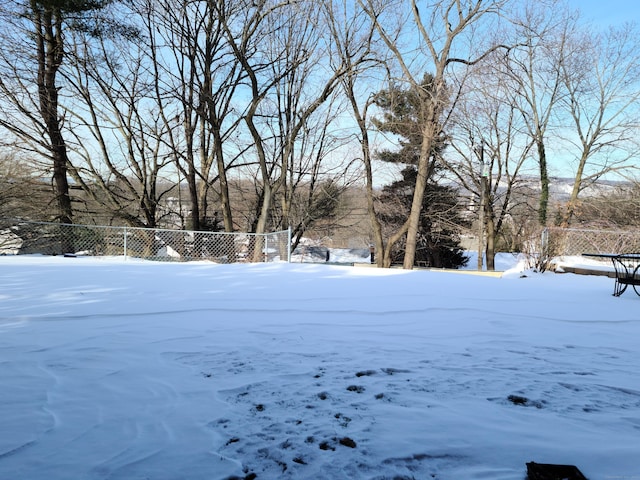 85 Hillcrest Ter, Meriden, CT 06450 - view of yard covered in snow