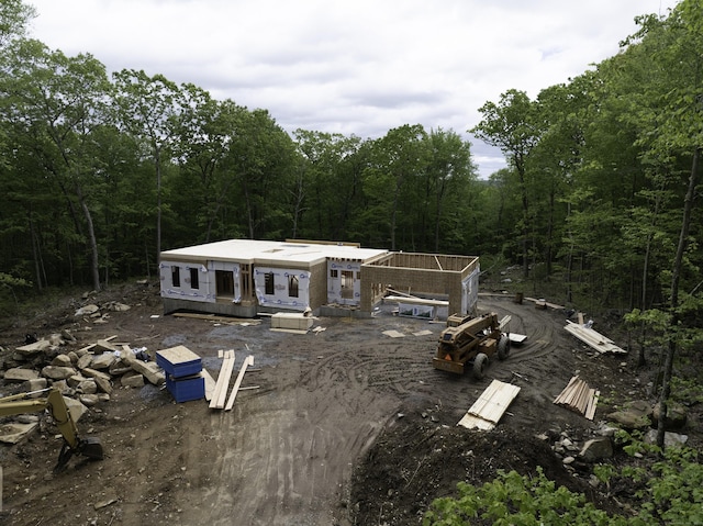 21 Josephine Way, Tolland, CT 06084 - view of front of house featuring a forest view